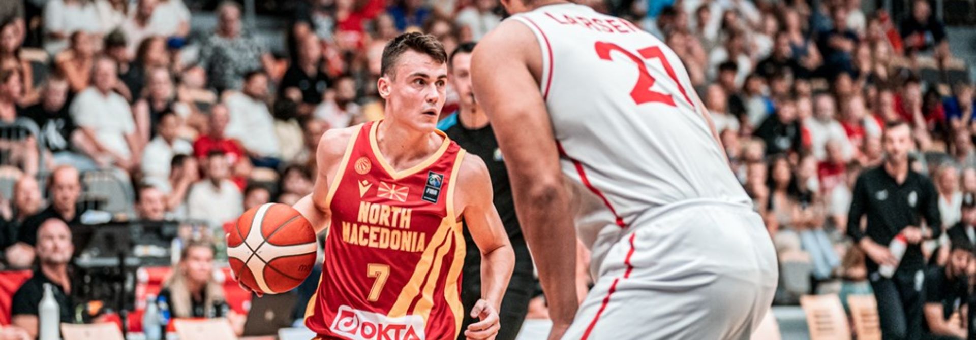 29 очков и победный трехочковый с сиреной Димитриевича помогли Северной Македонии обыграть Данию